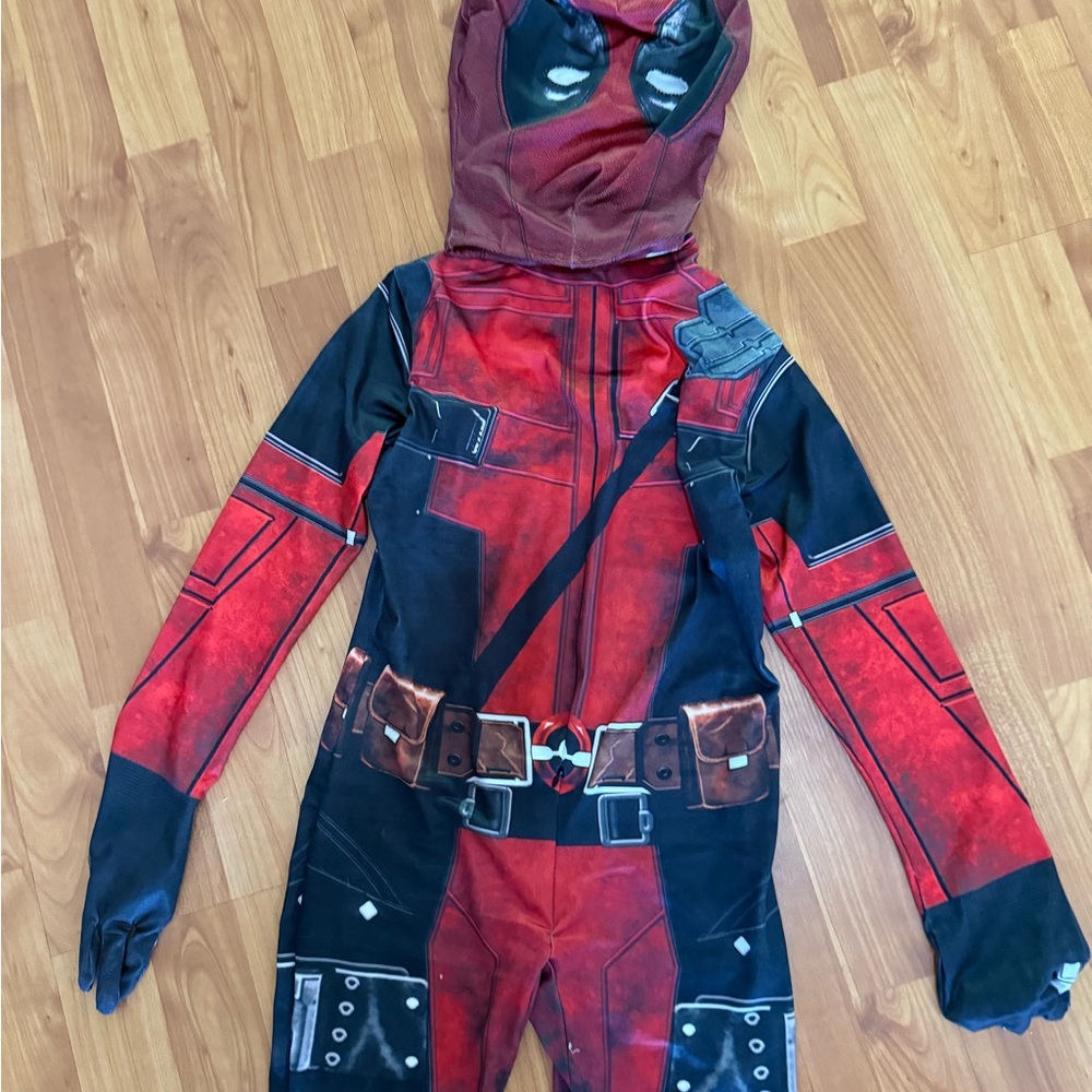Kids Dead Pool Costume 7/8